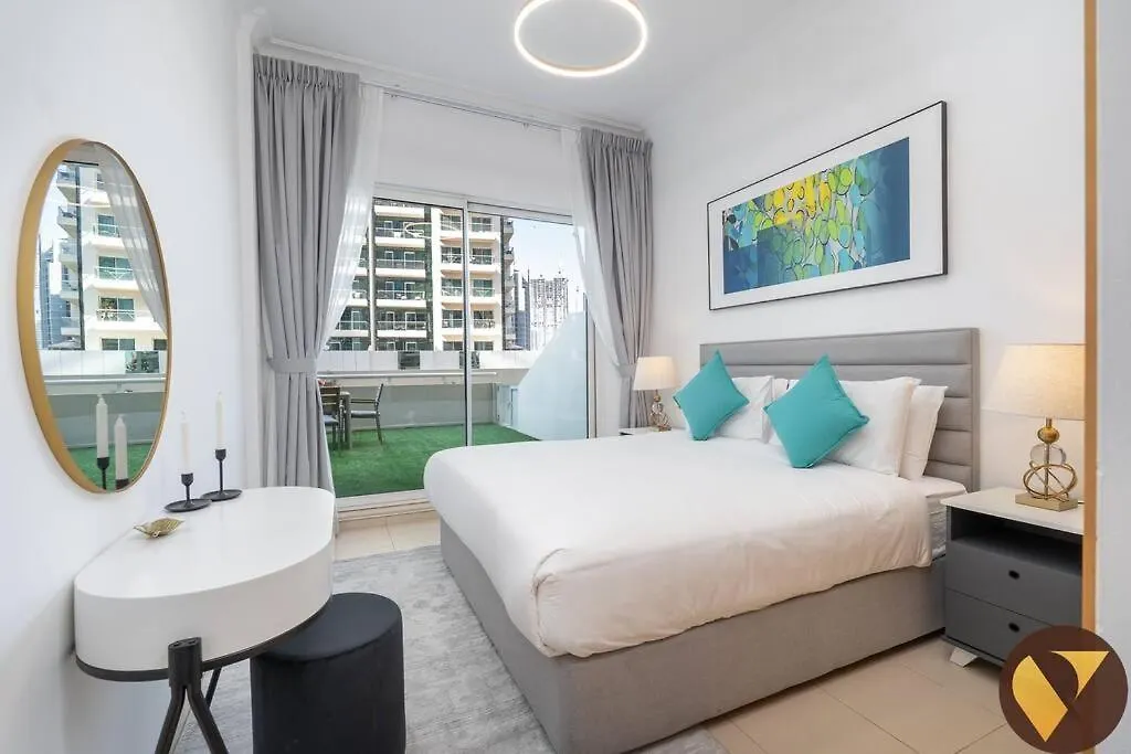 Vogue With Big Terrace And Full Canal View, Partial Burj Khalifa View Located Business Bay, Marasi Drive - Mayfair Residence Dubai Apartment