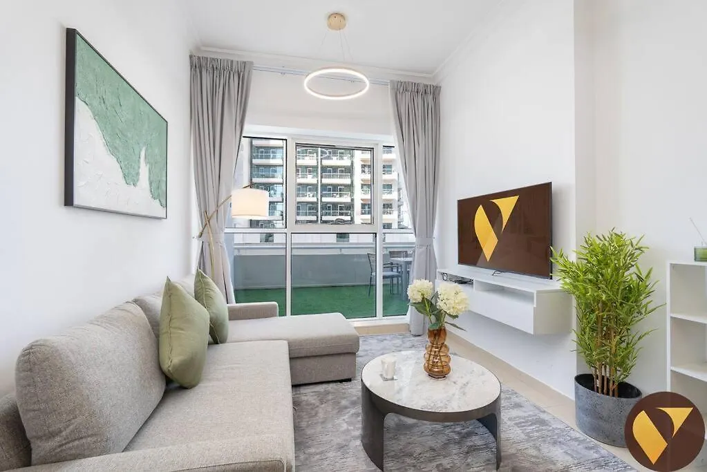 Vogue With Big Terrace And Full Canal View, Partial Burj Khalifa View Located Business Bay, Marasi Drive - Mayfair Residence location