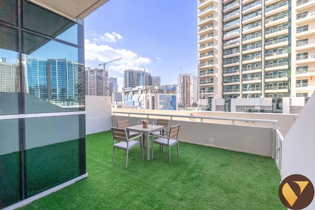 Vogue With Big Terrace And Full Canal View, Partial Burj Khalifa View Located Business Bay, Marasi Drive - Mayfair Residence Dubai Apartment